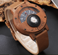 Feng shui - Creative Men's Natural Wood Compass Watch