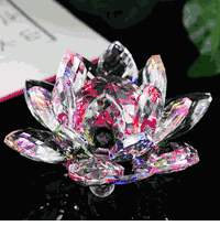Feng Shui Crystal lotus flower