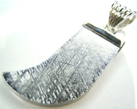 Miracle stone - <br> Genuine Meteorite Gibeon iron unique design pendant 