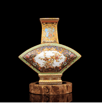 Unique Chinese Antique Porcelain Enamel Vase
