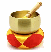 Copper Buddha Tibetan Singing Bowl 9.5cm ( 3.75 inch)