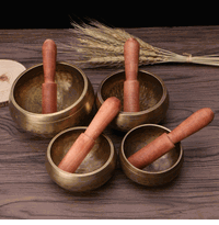 Tibetan Buddhism Copper Singing Bowl 10.5 cm ( 4.1 inch )