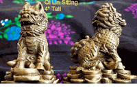 Bronze Pair Qi Lin <br> Feng shui for Protection & Wealth